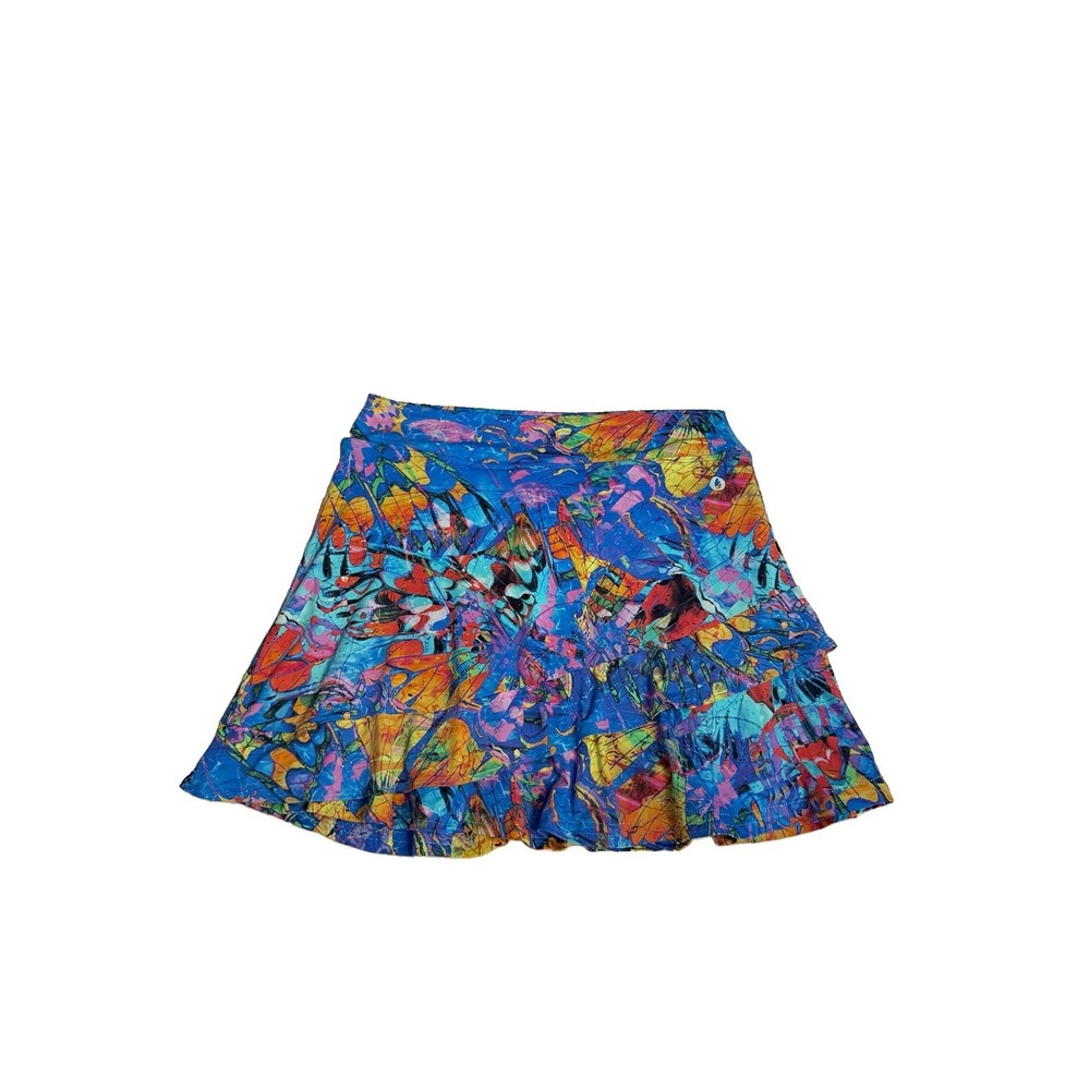 Dona Jo Skirt Skort Size 3 XL Pockets UPF 50+ Ruffle Tennis Golf Pickleball Gorp